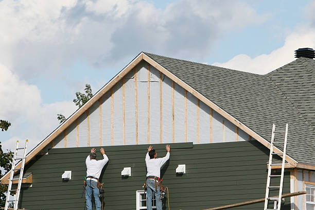 Professional Siding Replacement technician working in Jones Mills, PA